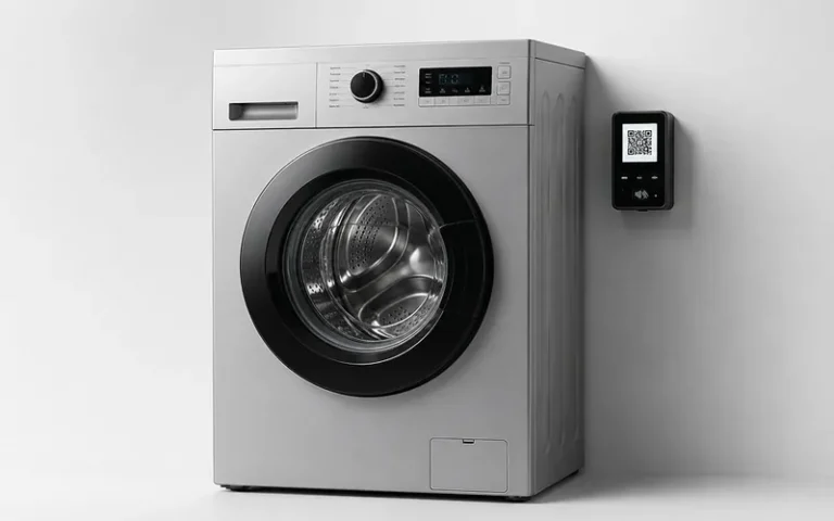 Пральна машина 7 кг для ландромату з QR-терміналом оплати