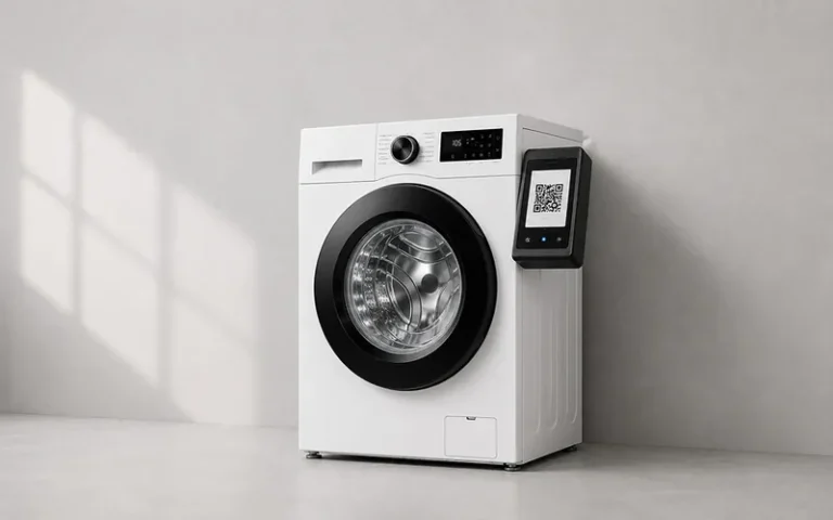 Нова пральна машина 8 кг з QR-оплатою та фіскалізацією
